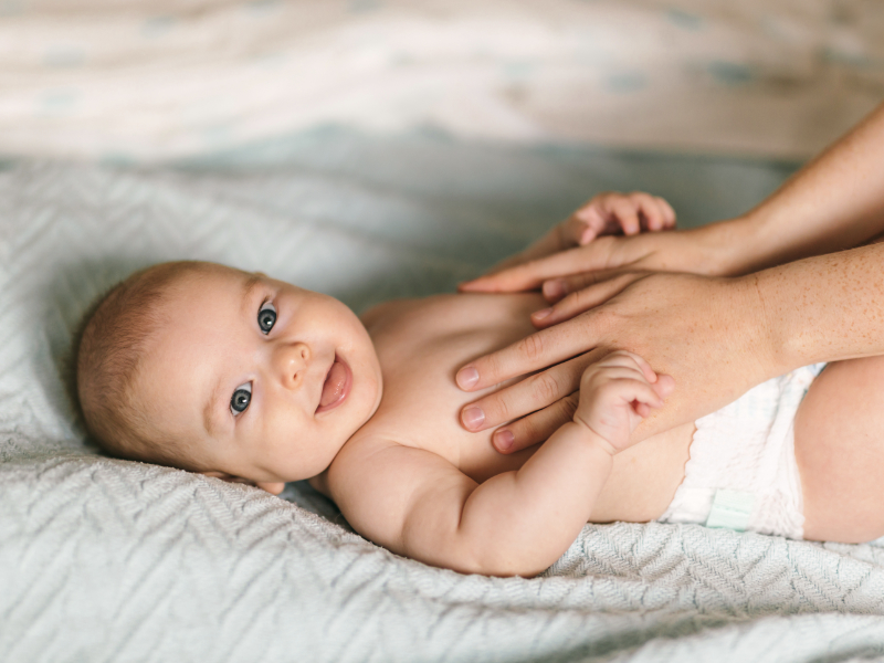 Healthy baby thriving with help from breastfeeding medicine specialist